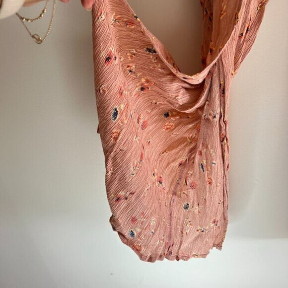 Faithfull the Brand Pants Tiki Tiki Wide Leg Floral Pants Pink Size XS - Picture 6 of 8